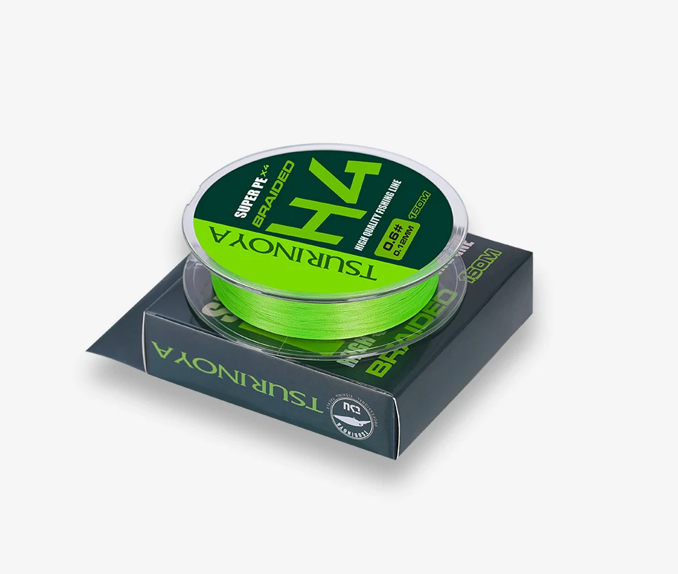 TSURINOYA 4 Weaves PE Fishing Line H4 4-8lb 150m Light Game Trout Game Long Casting 4 Strand Braided Smooth Multifilament Line