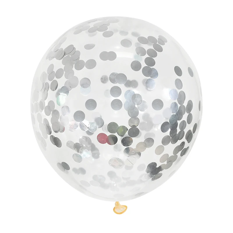 5/10/20pcs Gold Confetti Latex Balloons Glitter Clear Transparent Helium Balloon Wedding Baby Shower Birthday Party Decorations