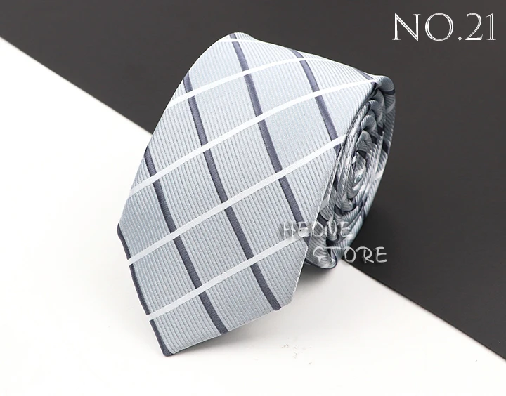 Fashion New Jacquard Woven Necktie For Men Classic Blue Pink Plaid Striped Business Wedding Formal Gravata Daily Wear Ties