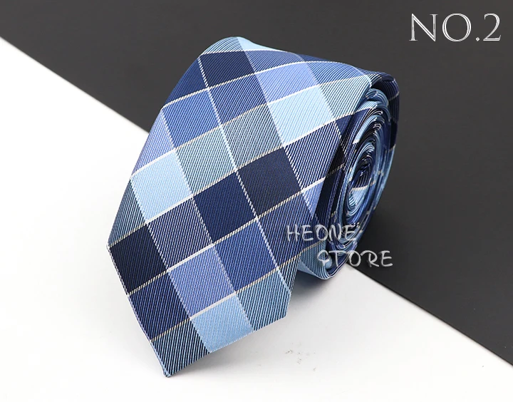 Fashion New Jacquard Woven Necktie For Men Classic Blue Pink Plaid Striped Business Wedding Formal Gravata Daily Wear Ties