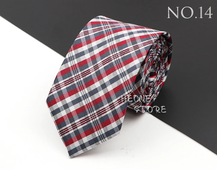 Fashion New Jacquard Woven Necktie For Men Classic Blue Pink Plaid Striped Business Wedding Formal Gravata Daily Wear Ties