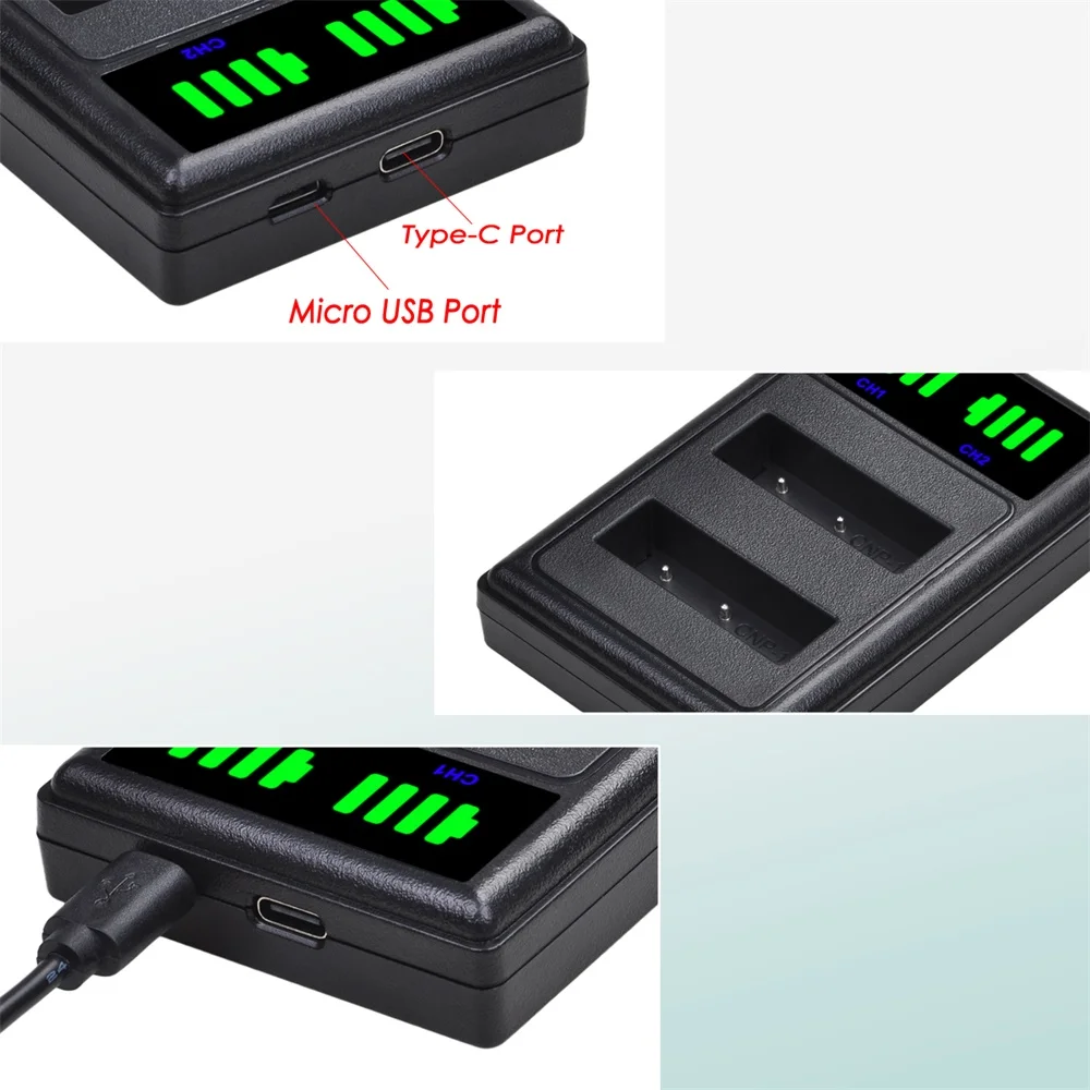 NP-130 NP130 CNP-130 CNP130 LED Dual Battery Charger for Casio Exilim EX-H30 ZR100 ZR200 ZR300 ZR400 ZR410 ZR700 ZR1000 ZR1200