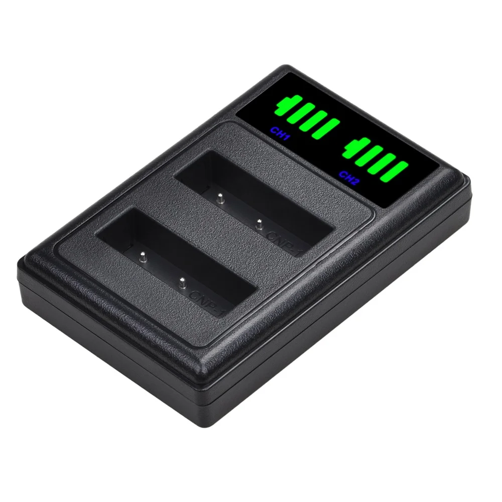 NP-130 NP130 CNP-130 CNP130 LED Dual Battery Charger for Casio Exilim EX-H30 ZR100 ZR200 ZR300 ZR400 ZR410 ZR700 ZR1000 ZR1200