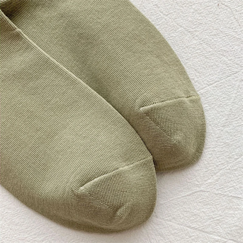 Women Socks New Fashion Candy Color Soft Long Socks Girls Cute Korea Style Breathable Casual Cotton Socks Female Plain Comfort