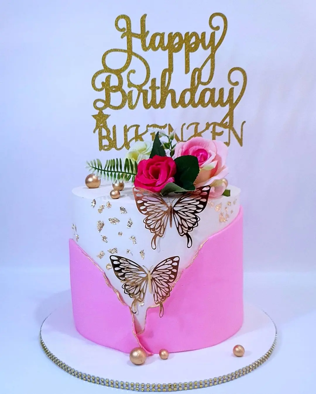 12Pcs Gold Butterfly Cake Decoration Topper for Girl Decorative Butterflies for Cake Decorating Items Birthday Party Supplies