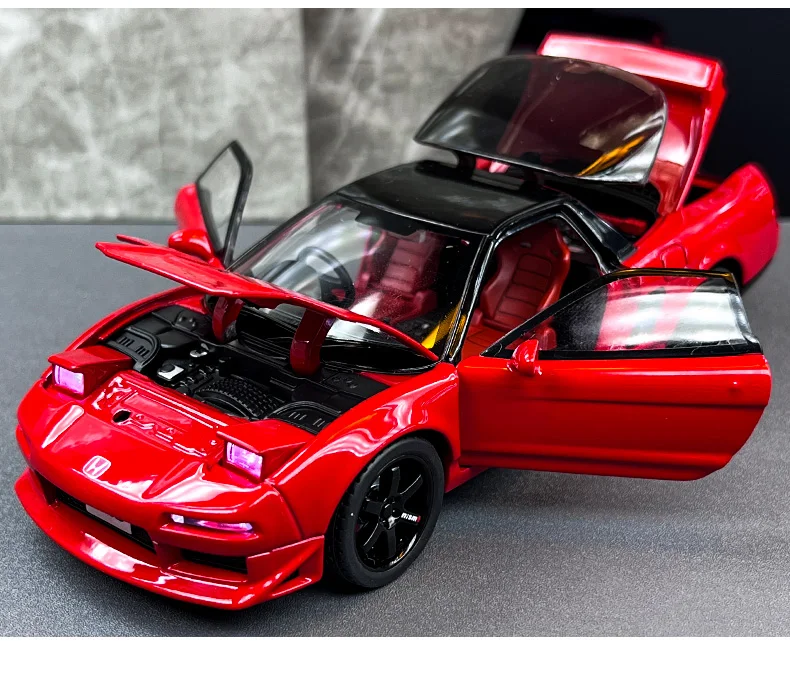 1:32 Honda NSX Alloy Sports Car Diecast & Toy Vehicles Metal Race Car Model Simulation Sound and Light Collection Childrens Gift