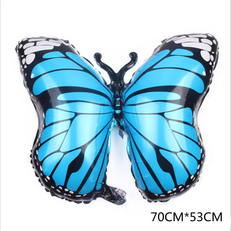 Butterfly Aluminum Balloon Large Laser Color Girl Birthday Party Decoration