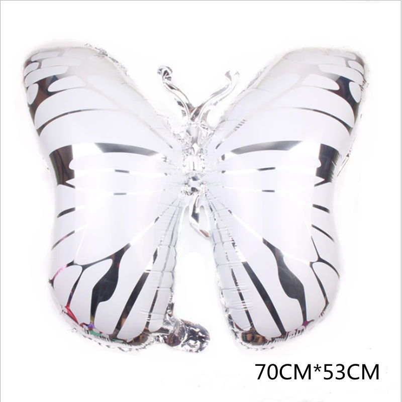 Butterfly Aluminum Balloon Large Laser Color Girl Birthday Party Decoration