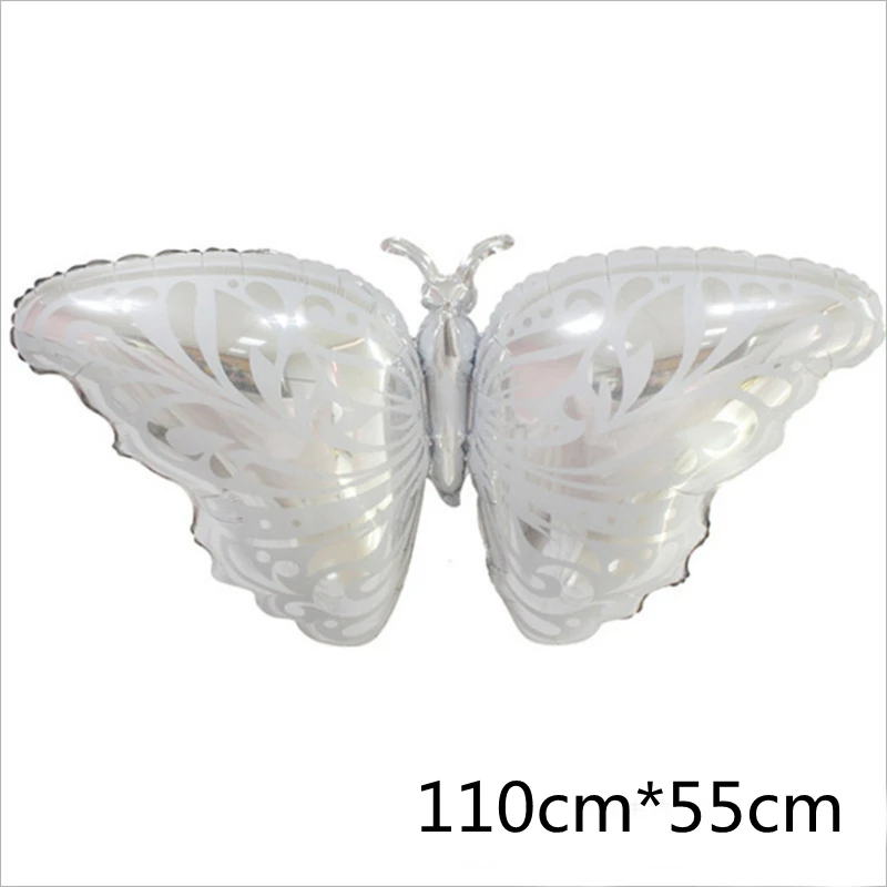 Butterfly Aluminum Balloon Large Laser Color Girl Birthday Party Decoration