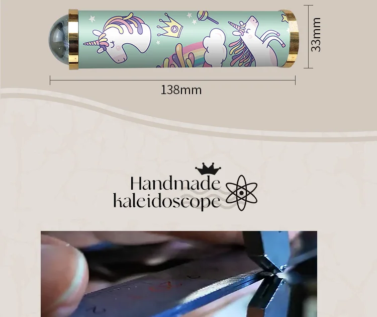 Morlens Handmade Realistic Series Kaleidoscope For Kids Children's Birthday Gifts Educational Tool Special Prize Fun Toys