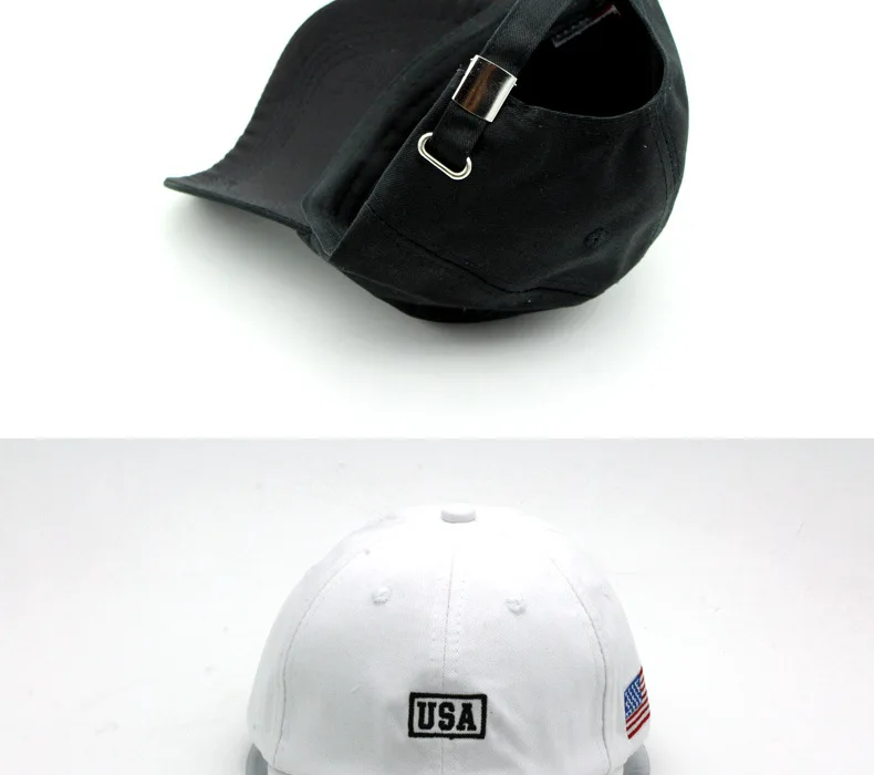 New Simplicity Hats American Flag USA Letters Embroidery Baseball Caps Men And Women Outdoor Sports Sunshade Caps