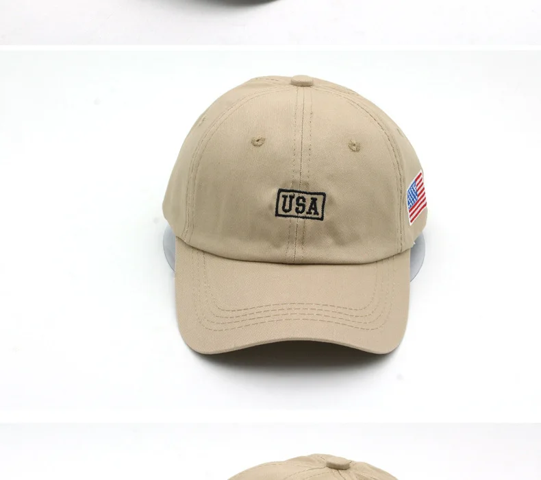 New Simplicity Hats American Flag USA Letters Embroidery Baseball Caps Men And Women Outdoor Sports Sunshade Caps