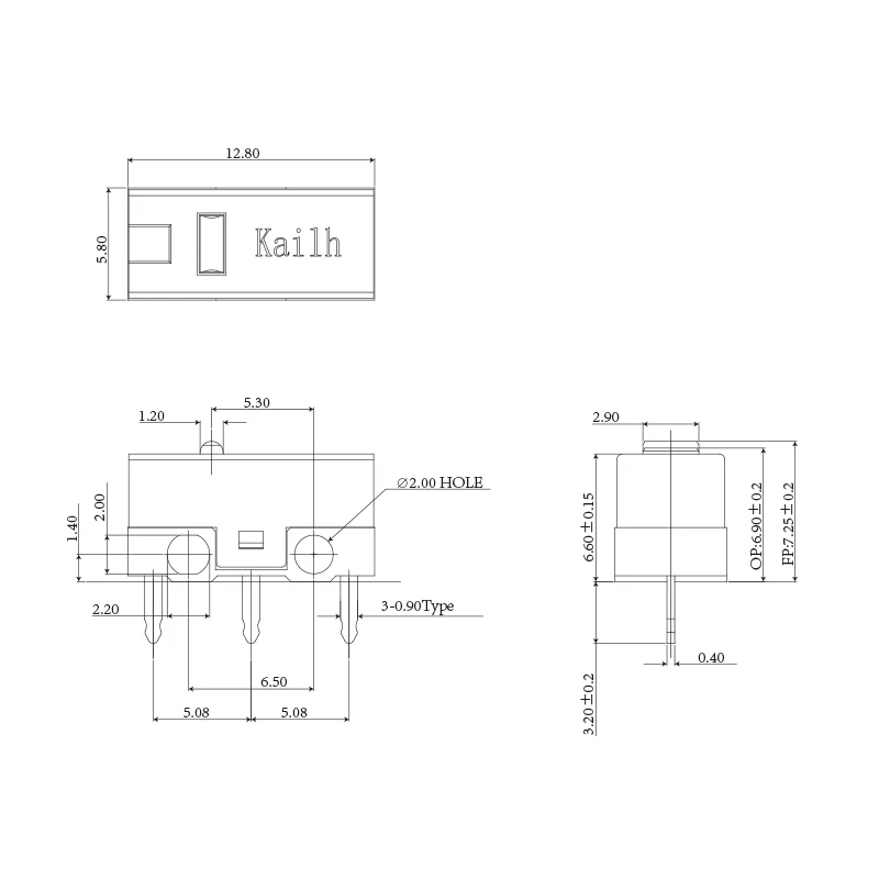 10Pcs Kailh GM micro switch gaming mouse Micro Switch suitable for Logitech G403 G900 G903 G102 all kinds mice left right button