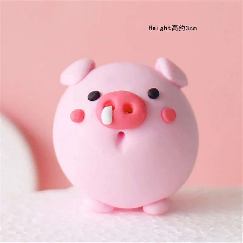 Farm Animal Cake Decoration Cows Sheep Pig Acrylic Ladder Happy Birthday Flags Cake Topper For Baby Shower Birthday Party Decor