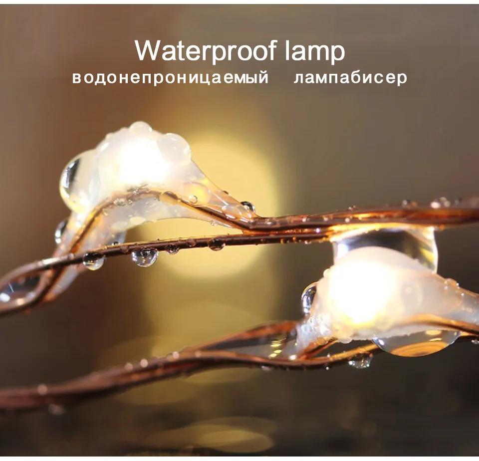 2/5/10M USB LED String Lights Copper Silver Wire Garland Light Waterproof Fairy Lights For Christmas Wedding Party Decoration