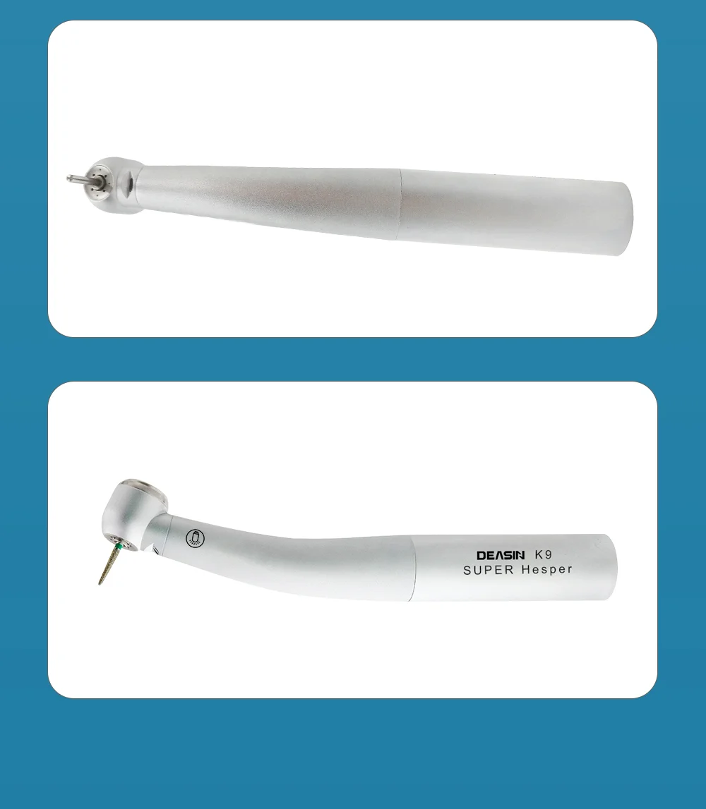 Dental 9000L Fiber Optic LED High Speed Handpiece Dental Air Turbine for Kavo Coupling with Fiber Optic Dental Material