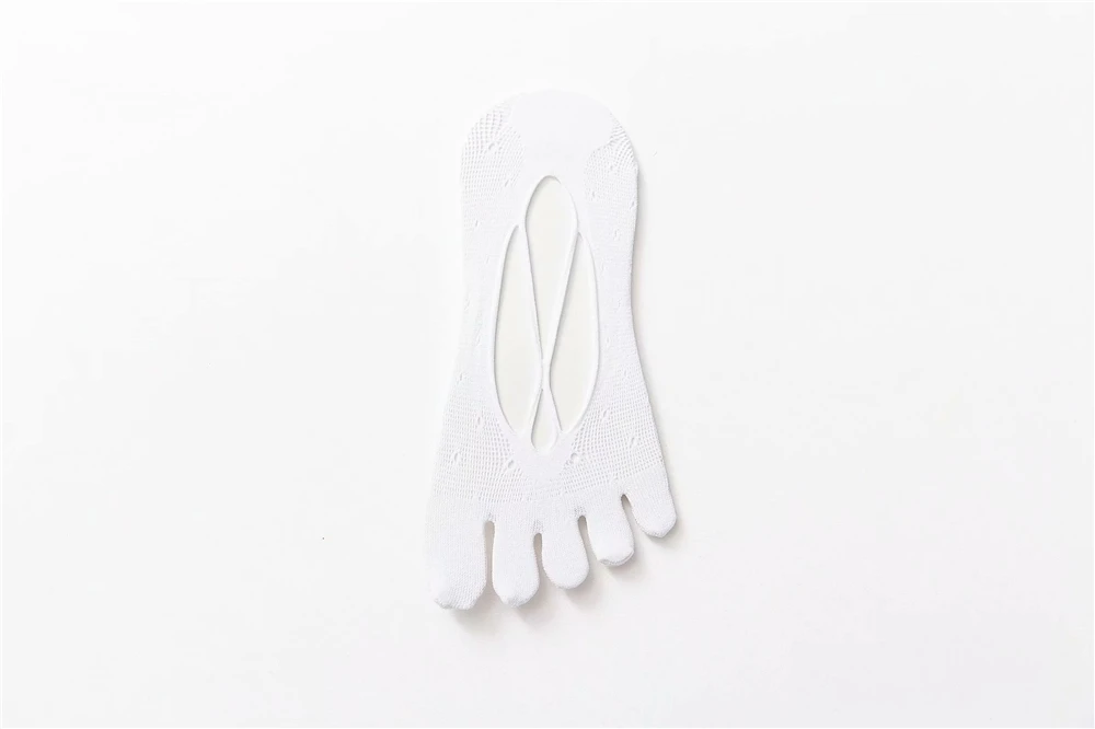 Women Summer Five-Fingers Sling Socks Ultrathin Funny Toe Invisible Sokken Silicone Non-Slip Anti-Friction Foot Protector