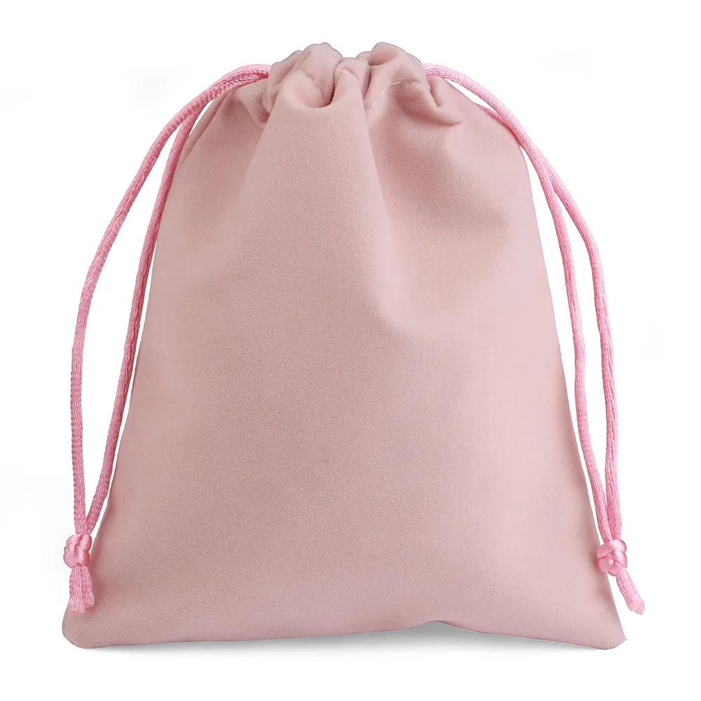 10pcs Short Velvet Bags 5x7/7x9/10x12/12x15cm Jewelry Packaging Bag Gift Wedding Party Display Present Sweets Packing Pouches