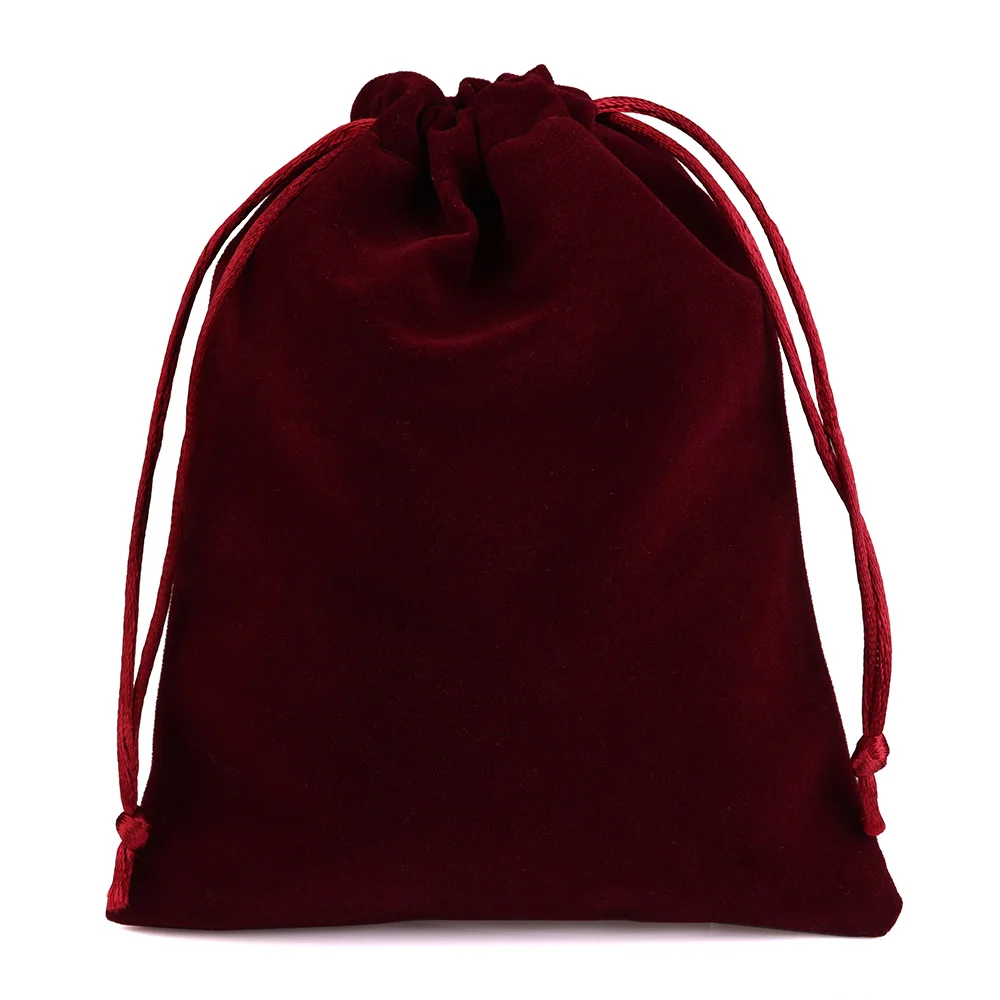 10pcs Short Velvet Bags 5x7/7x9/10x12/12x15cm Jewelry Packaging Bag Gift Wedding Party Display Present Sweets Packing Pouches