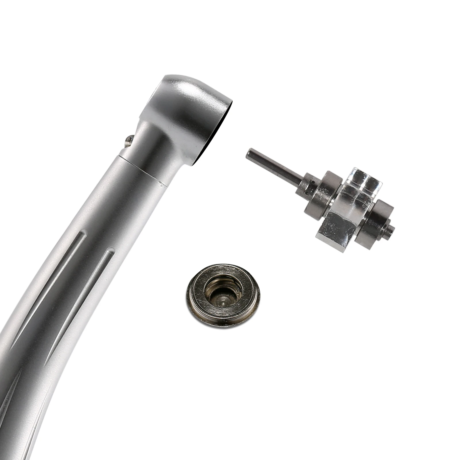 Dental LED High Speed Handpiece Air Turbine 2 Hole 4 Hole E-generator Large Head Cartridges 3 Water Spray Fit NSK PDM