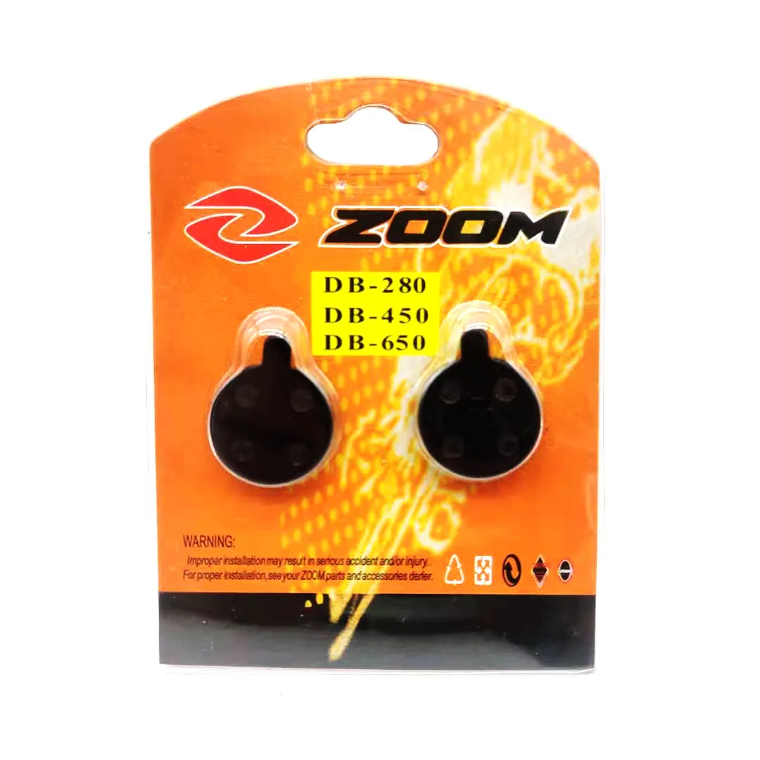 ZOOM Mountain Bike Brake Pads Bicycle Hydraulic Disc Brake Resin Metal Brake Pads for HB875 HB870 HB100 M595 M596 M585 M775 M535