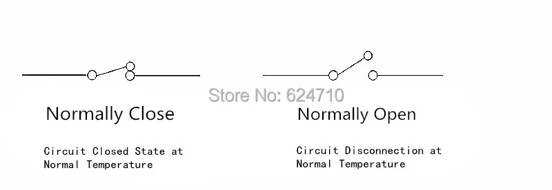 KSD301 250V 15A 200C 210C 220C 230C 240C 245C 250C Celsius Degree Normally Closed Thermostat Temperature Thermal Control Switch