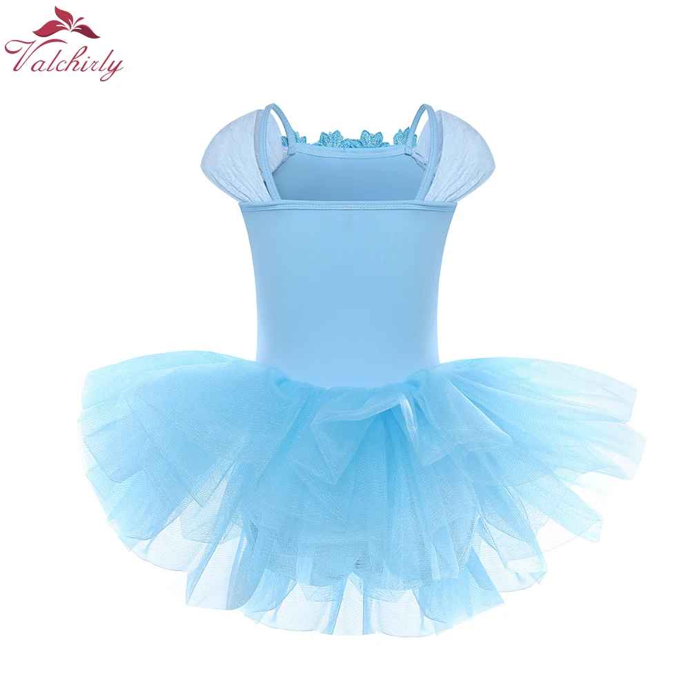 New Design Kids Flower Ballet Dress Party Dance Wear Girls Ballerina Dance Costume for Toddler
