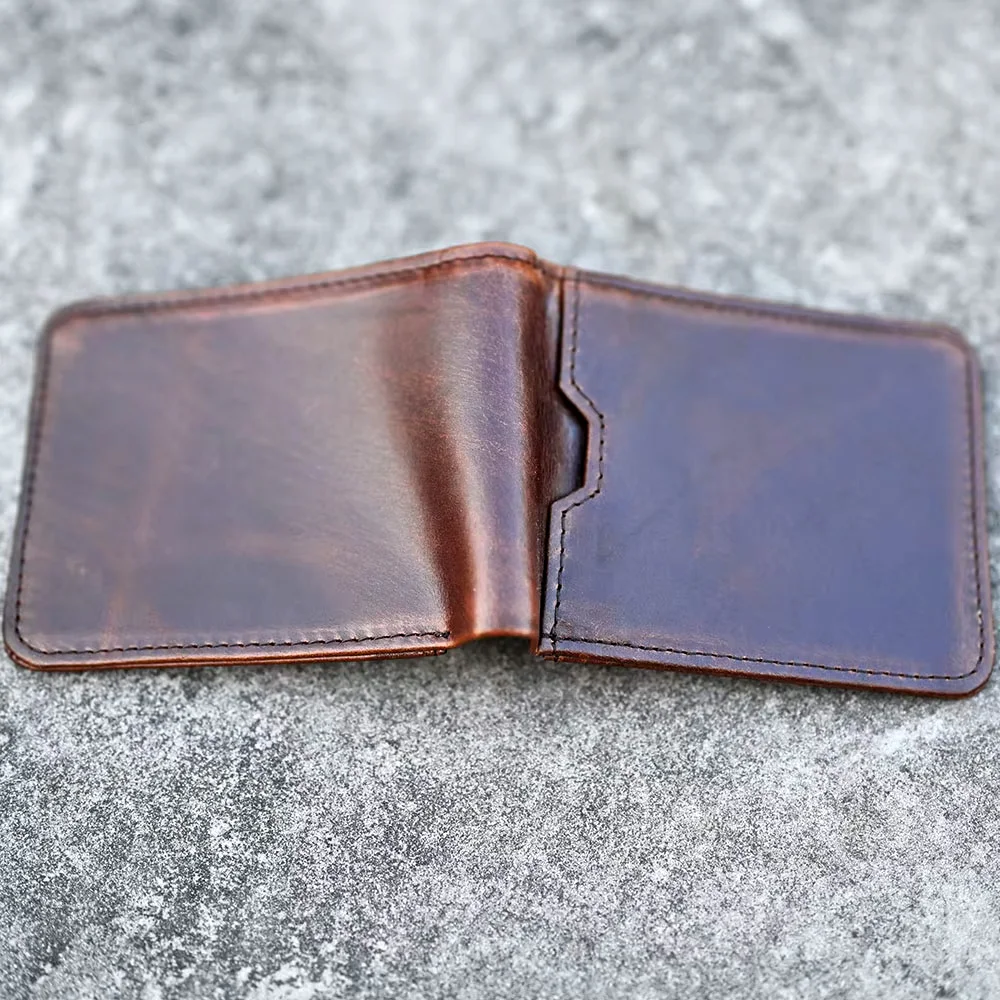 Rfid Blocking Genuine Leather Mens Wallet Bifold Dollar Clips Designer Wallets Famous Brand Male Wallet Money Bags