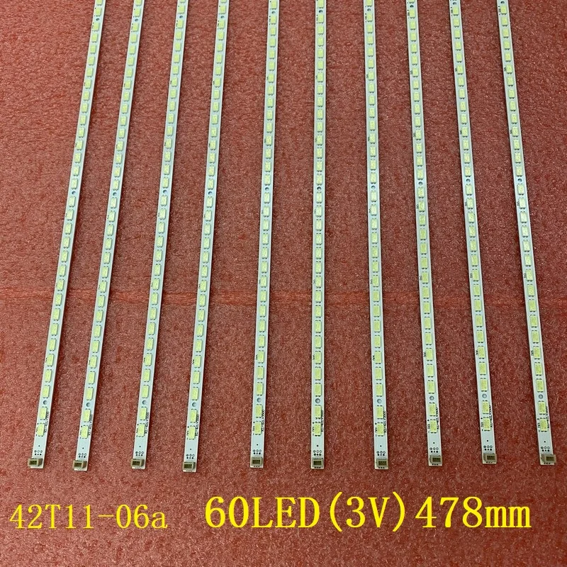 LED Backlight Strip(2)for TV 42LV3551 42LV3550 42LV5500 42P21FBD 42T11-06a 74.42T13.001-0-CS1 42LV470S V.5 74.42TB3.001-1-SHI