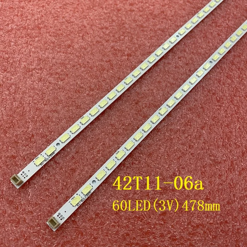 LED Backlight Strip(2)for TV 42LV3551 42LV3550 42LV5500 42P21FBD 42T11-06a 74.42T13.001-0-CS1 42LV470S V.5 74.42TB3.001-1-SHI