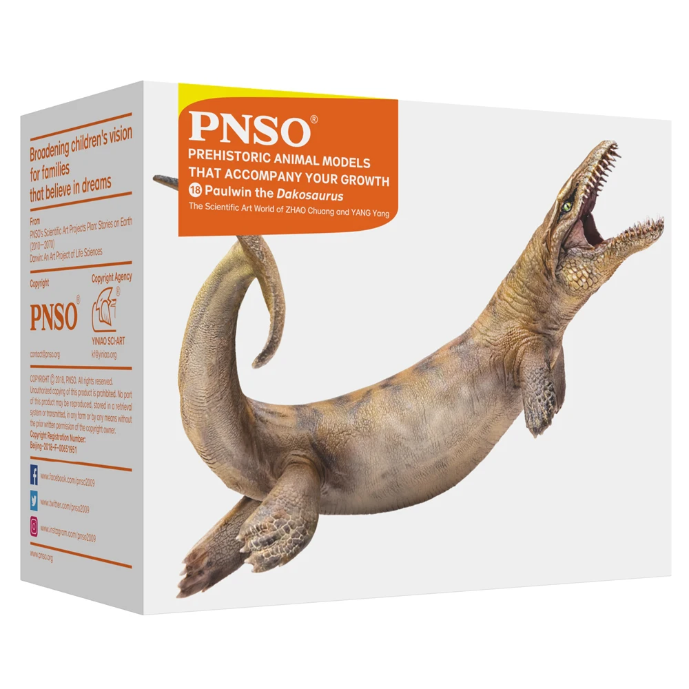 PNSO Prehistoric Dinosaur Models: 18Paulwun The Dakosaurus