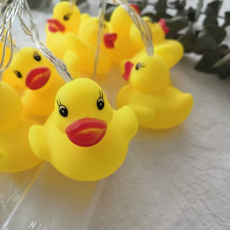 Yellow Duck LED String Lights for Party Decoration