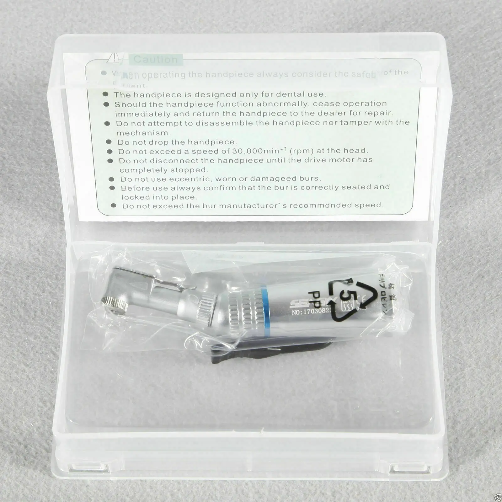 NSK Style Dental Low Slow Speed Contra Angle Handpiece Latch E-Type For Air Motor