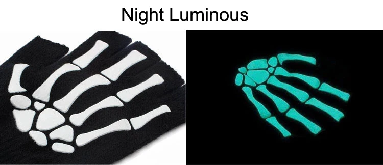 Halloween Skull Scarf Women Men Knitted Winter Warm Scarves Black White Gothic Pashmina Shawls Wrap Scarf for Halloween