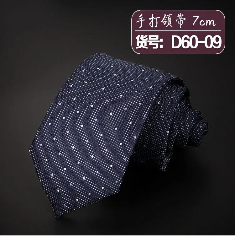 Fashion Slim Skinny 7-8cm Neckties Classic Men's Stripe Plaid Floral Wine Blue Wedding Ties Jacquard Woven Party Men Neck Ties