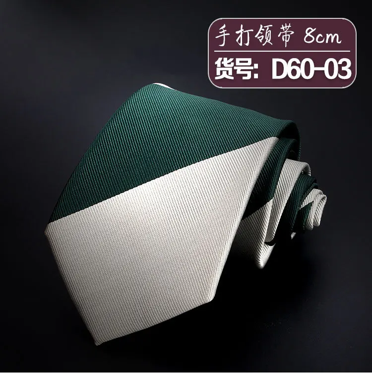 Fashion Slim Skinny 7-8cm Neckties Classic Men's Stripe Plaid Floral Wine Blue Wedding Ties Jacquard Woven Party Men Neck Ties
