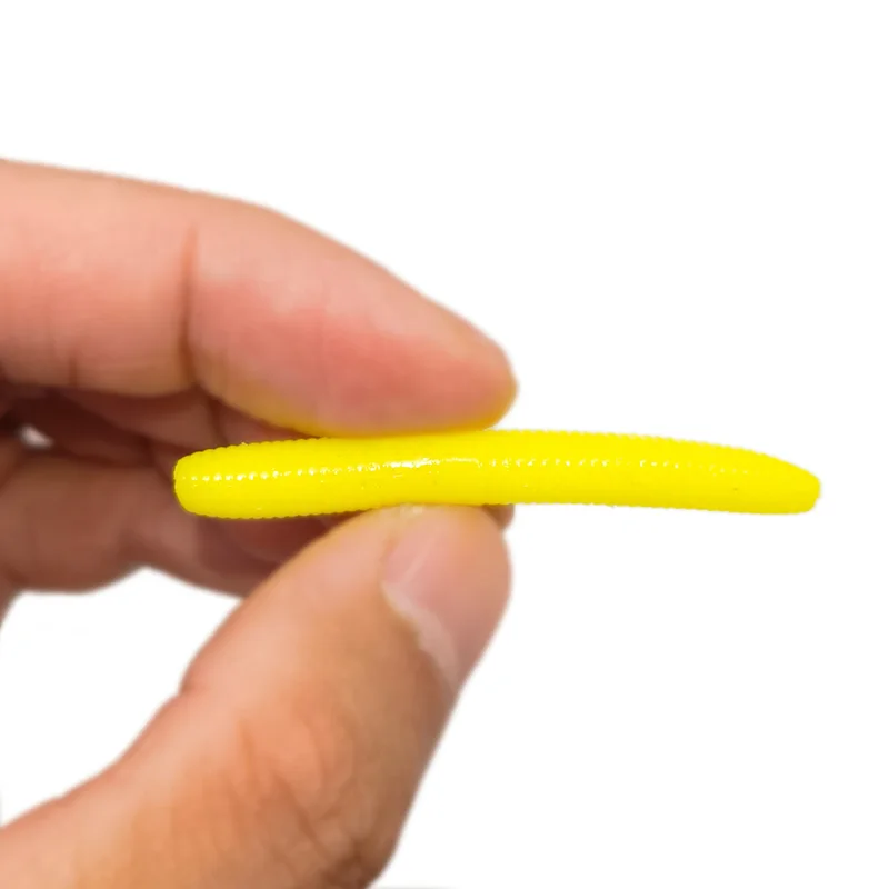 OUTKIT 20pcs Fishing Soft Lures 5cm 1.36g Artificial Worm Baits Silicone Fishing Lures Crankbait Fishing Bass Tackle