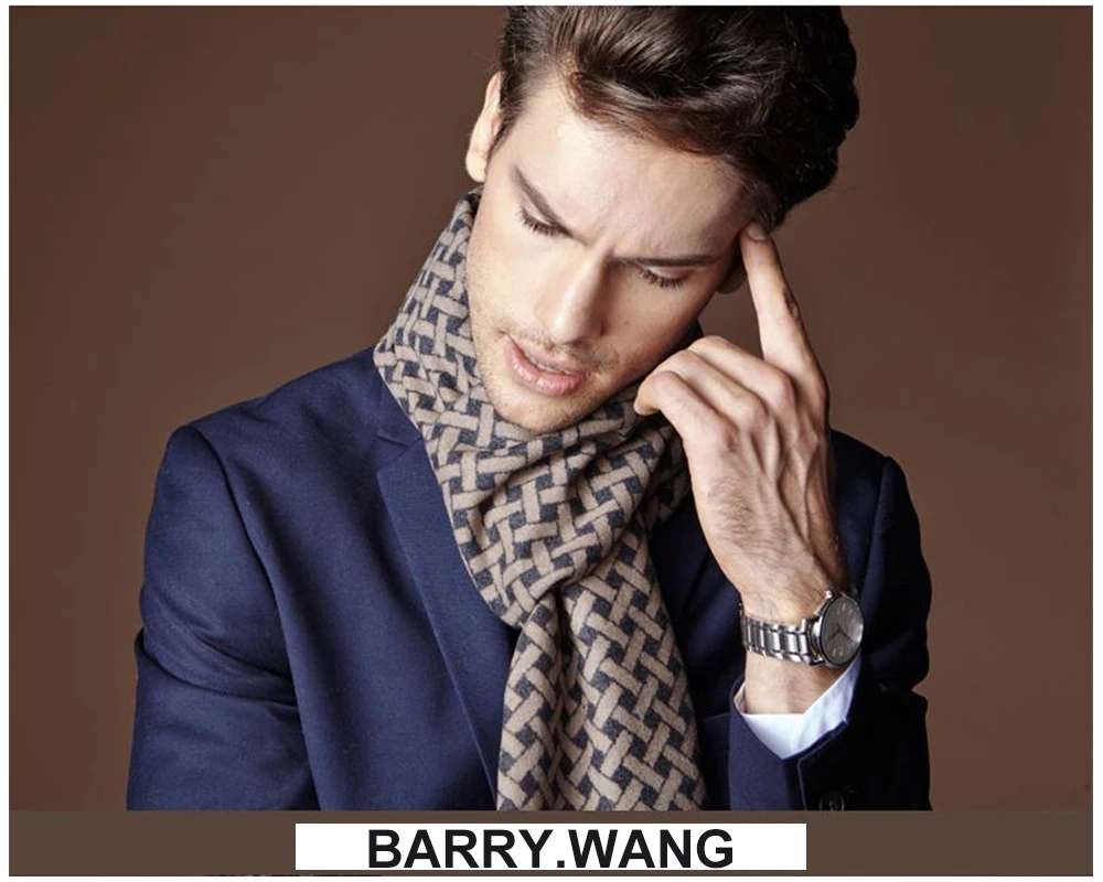 Winter Designer 160cm Long Men Purple Paisley Scarf Male Brand Shawl Wrap Face Scarf Grade A Adult