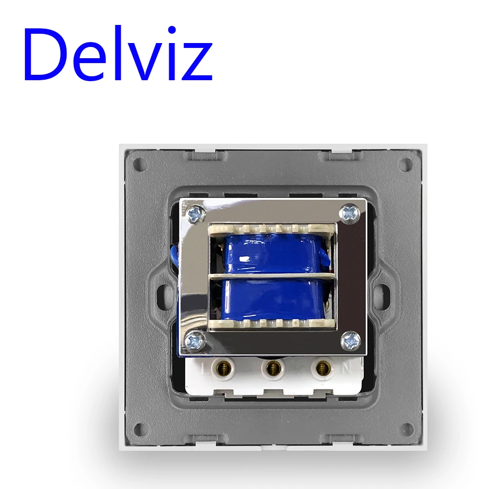 Delviz Bathroom Beard Knife Socket, Beard Shaving Charge Outlet, UK Standard Wall Panel, 115V 240V, Luxury Hotels Shaver Socket