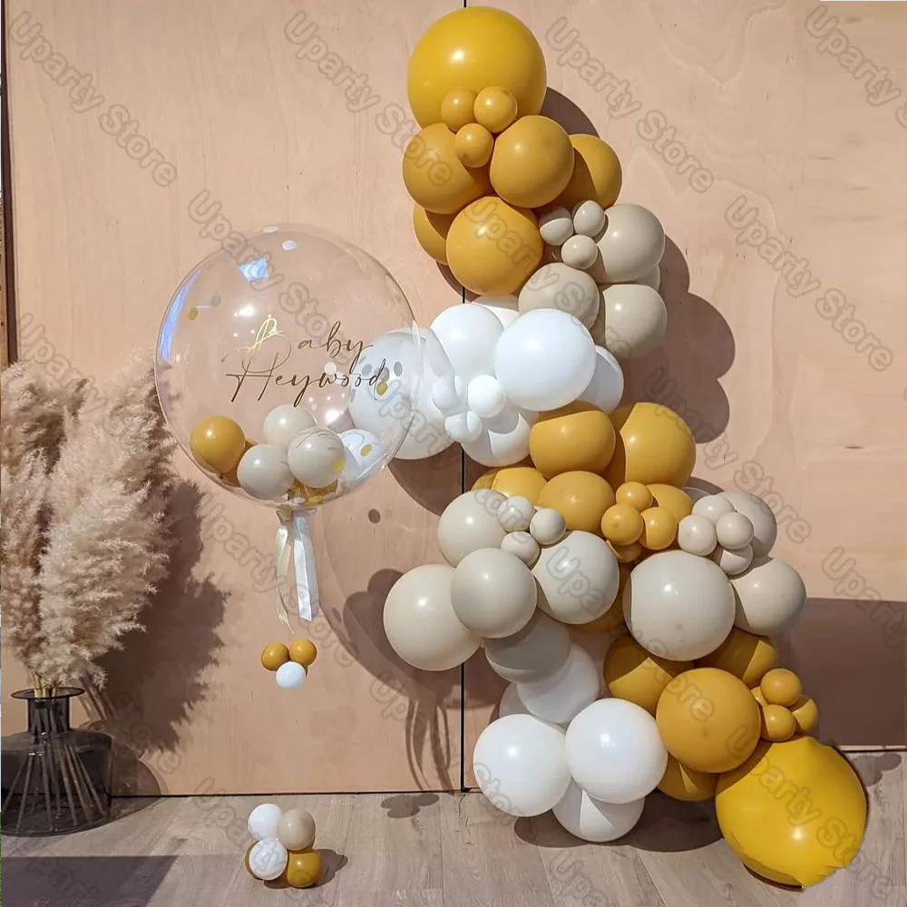 100Pcs White Sand Latex Balloons 5/10/12/18inch Retro Sand White Birthday Balloons Wedding Party Baby Shower Kids Air Globos