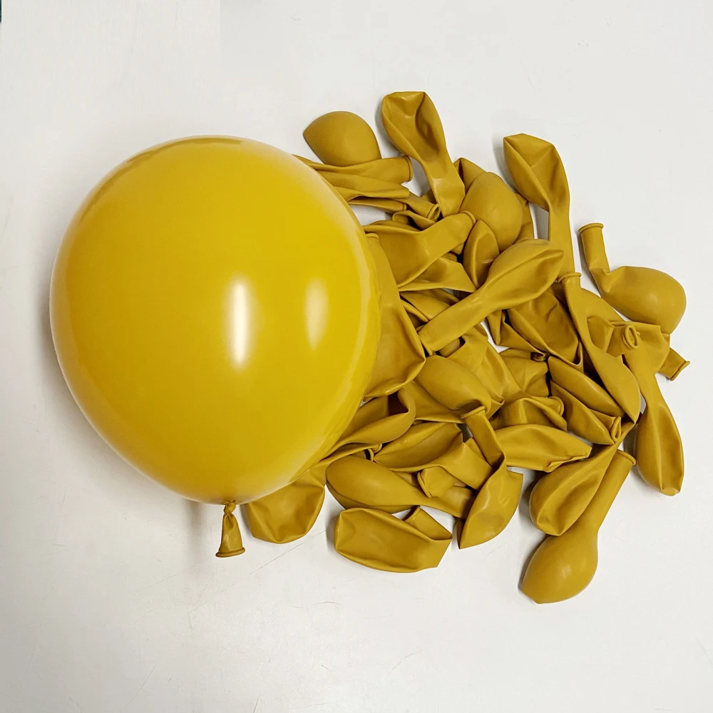 100Pcs White Sand Latex Balloons 5/10/12/18inch Retro Sand White Birthday Balloons Wedding Party Baby Shower Kids Air Globos