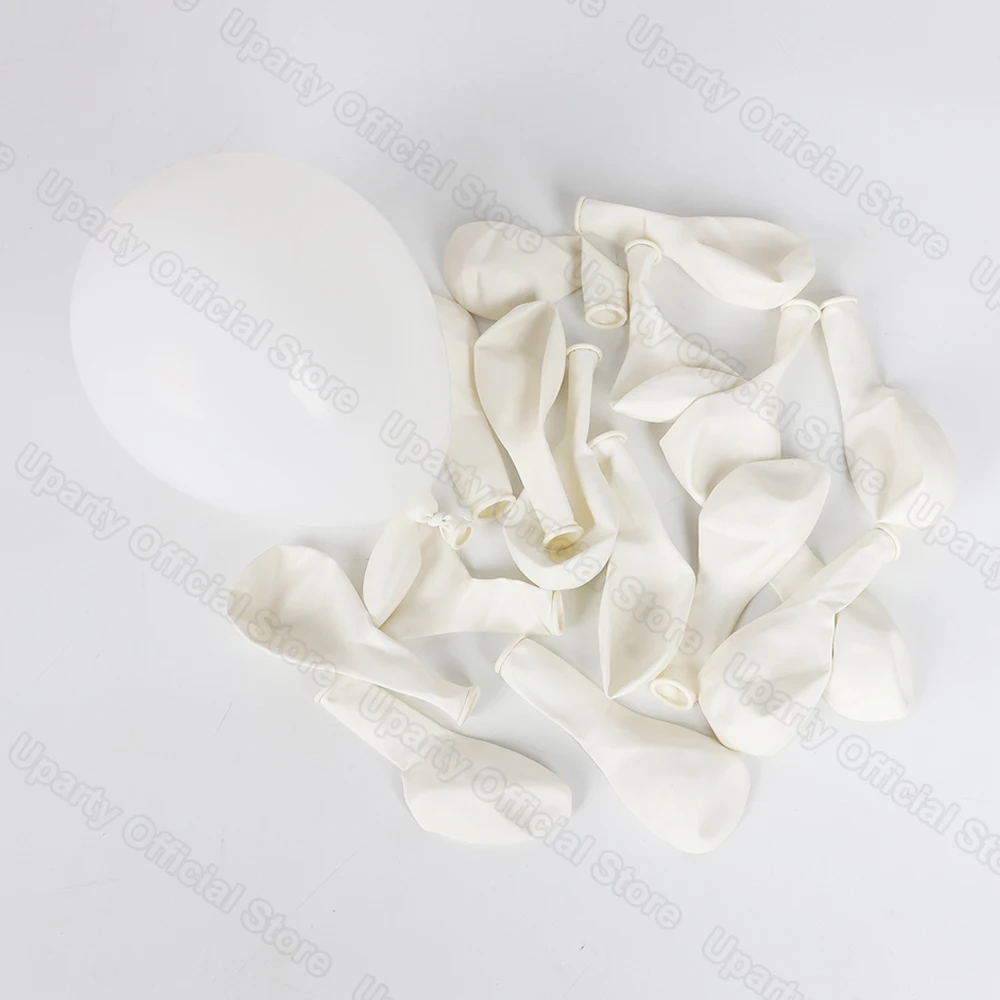 100Pcs White Sand Latex Balloons 5/10/12/18inch Retro Sand White Birthday Balloons Wedding Party Baby Shower Kids Air Globos