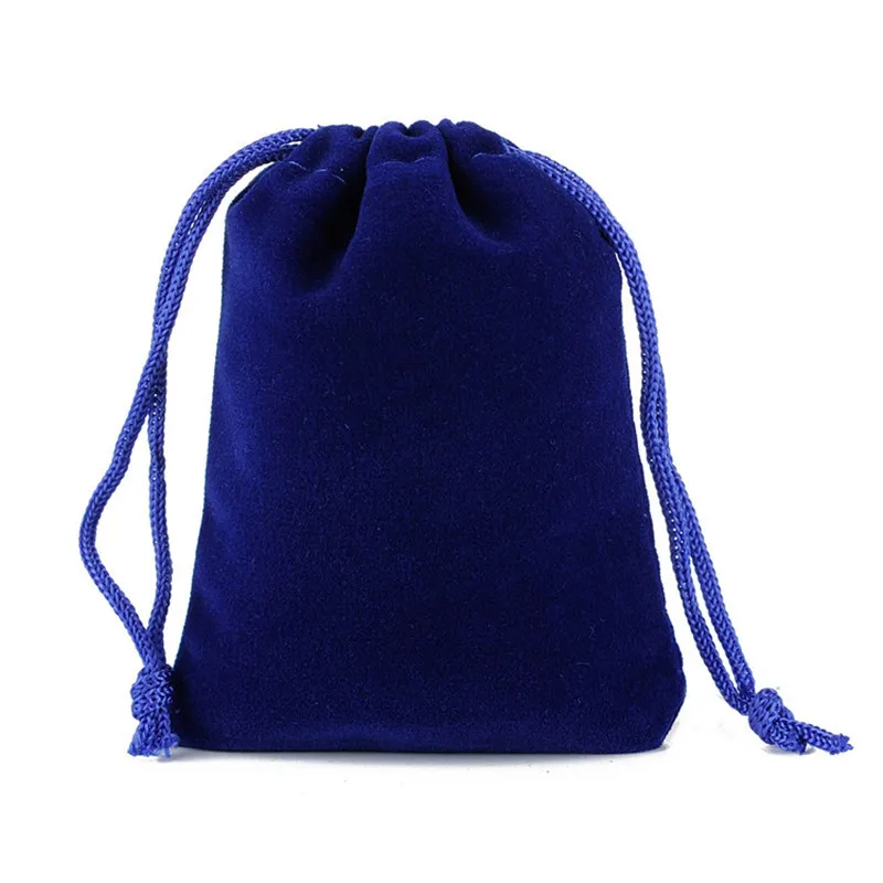 Wholesale 50pcs Colorful Velvet Bag Drawstring Pouches Jewelry Packaging Velvet Pouches Drawstring Packing Gift Bags Customized