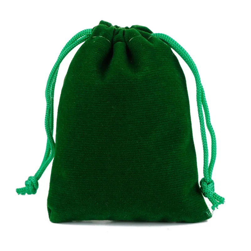Wholesale 50pcs Colorful Velvet Bag Drawstring Pouches Jewelry Packaging Velvet Pouches Drawstring Packing Gift Bags Customized