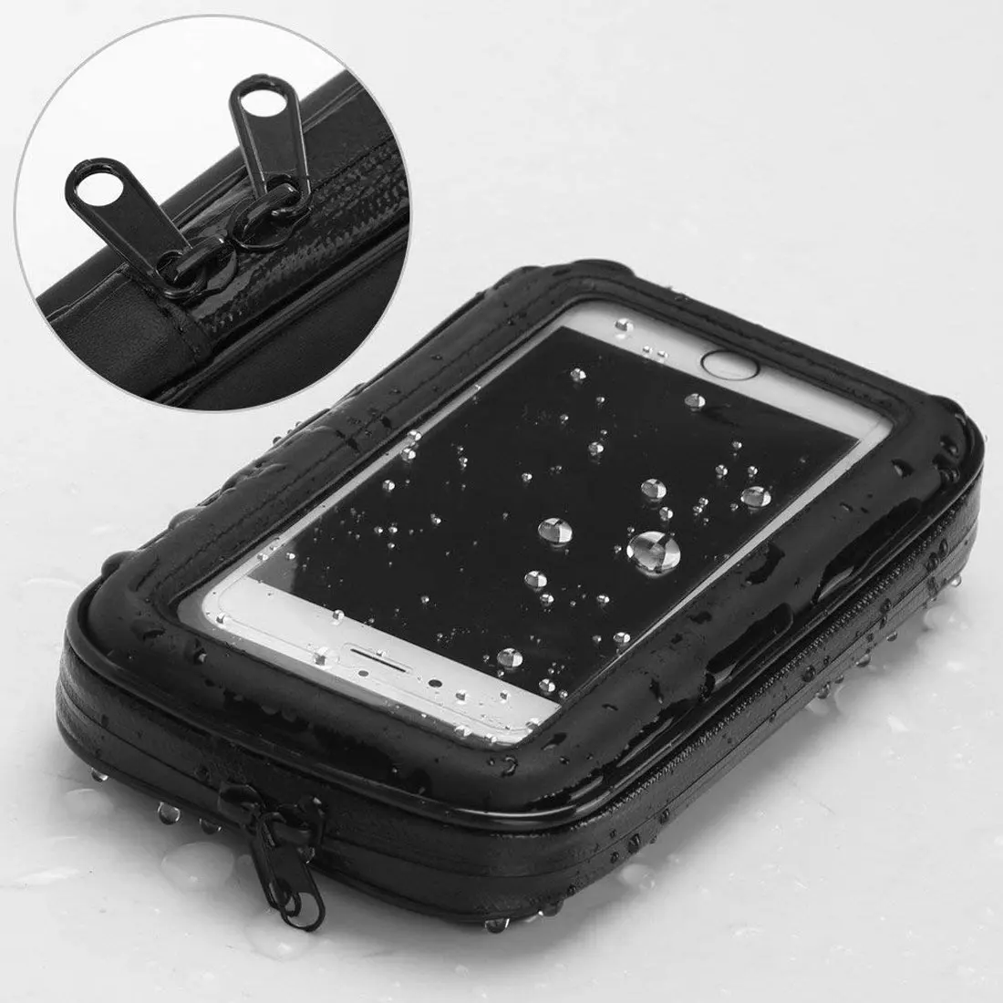Waterproof Bicycle Phone Holder Motorcycle Bike Handlebar Phone Case Bag for iPhone 17 Pro Max 16 Samsung Bike Phone Stand Mount