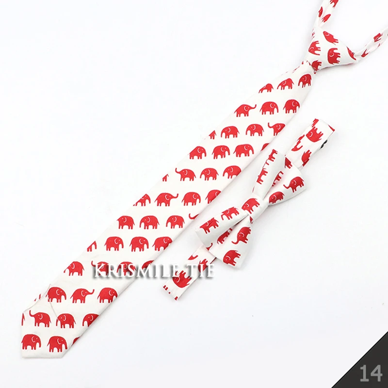 Cartoon Floral Children Tie Bowtie Set Cotton Skinny Slim Casual Solid Color Boys Girls Colorful Adjustable Shirt Gravata Gift