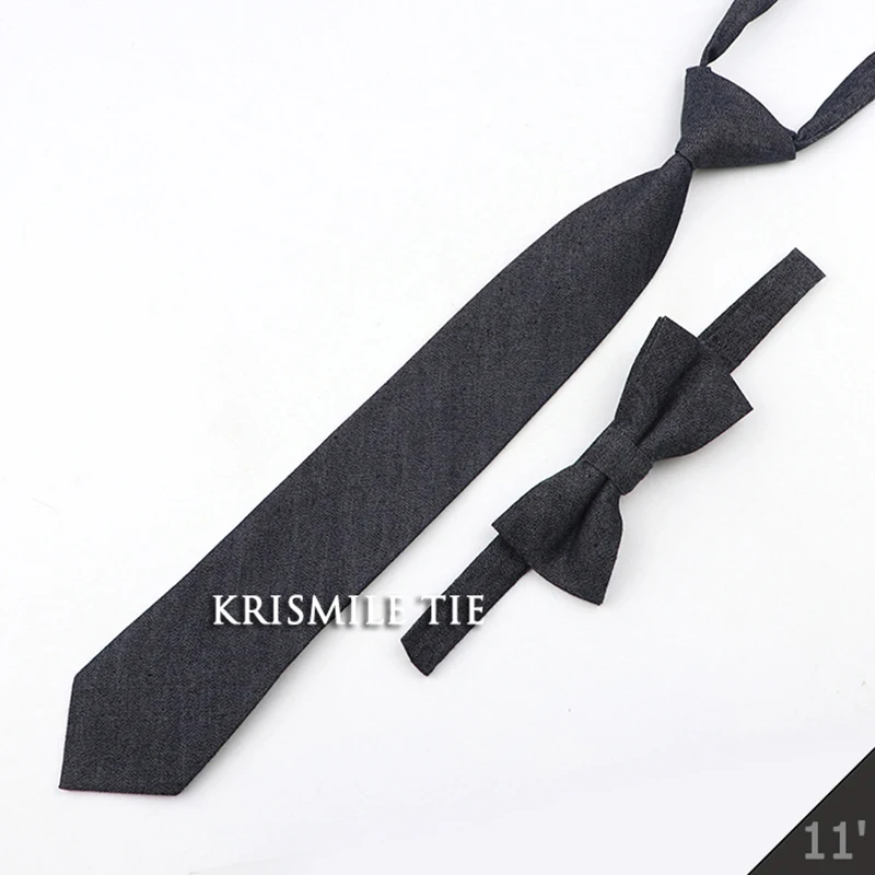 Cartoon Floral Children Tie Bowtie Set Cotton Skinny Slim Casual Solid Color Boys Girls Colorful Adjustable Shirt Gravata Gift