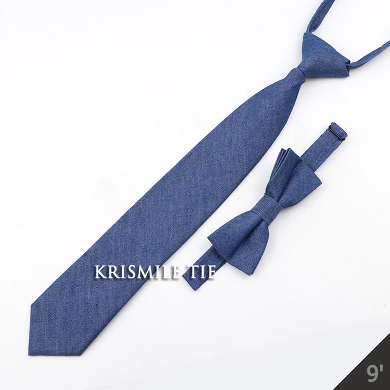 Cartoon Floral Children Tie Bowtie Set Cotton Skinny Slim Casual Solid Color Boys Girls Colorful Adjustable Shirt Gravata Gift