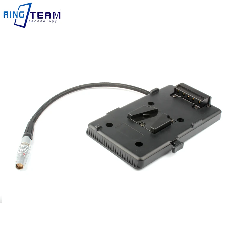 Wooden Camera 167000 WC BP Type RED Power Braided Cable V-Shaped Mounting Battery Plate Suitable For Red Epic Scarlet Camera