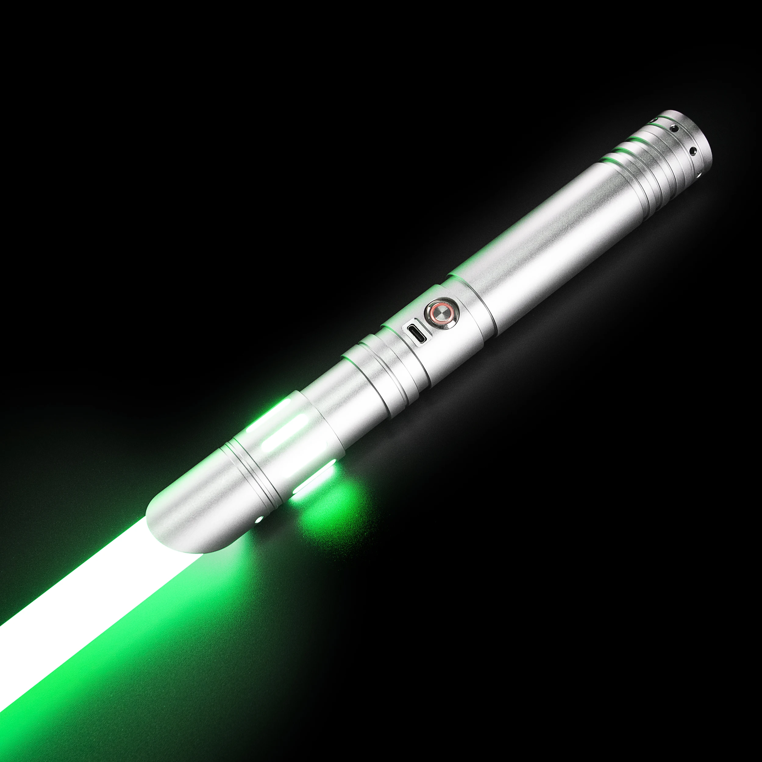 DamienSaber Xeno3.0 Pixel Lightsaber Smooth Swing Metal Hilt Heavy Dueling Light Sabers Bluetooth Toys with 34 Sound Fonts